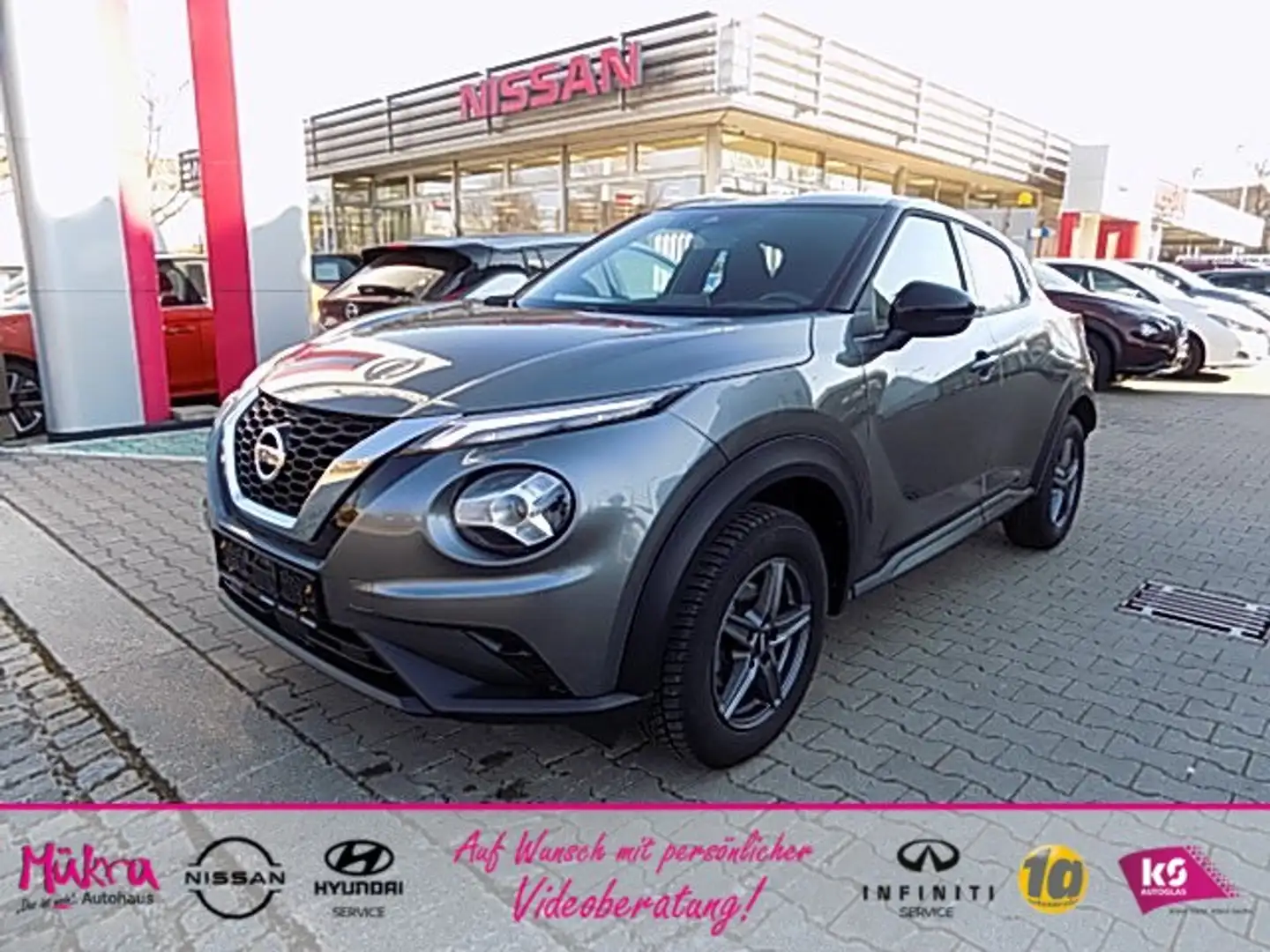 Nissan Juke Acenta DIG-T 117PS 7-DCT Klima Rückfahrkamera Grau - 1