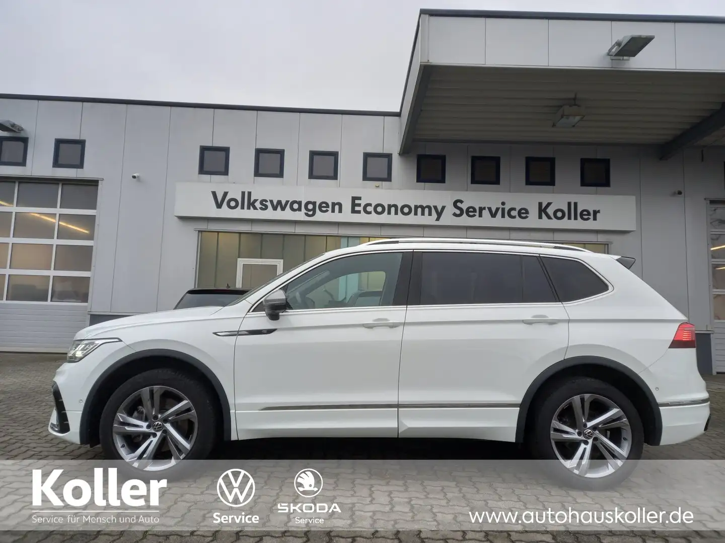 Volkswagen Tiguan Allspace Tiguan Allspace 2.0 TSI DSG 4MO R-Line 7S 360CAM Blanc - 2