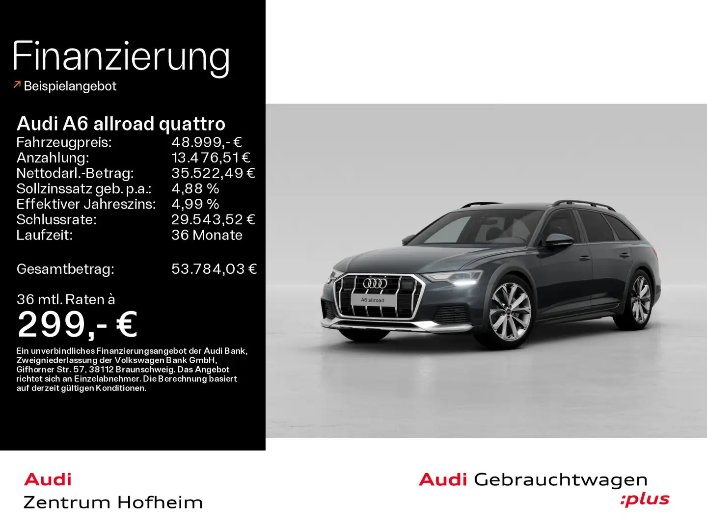 Audi A6 allroad A6 allroad 50 TDI qu tip*Air*Pano*LED*Virtual*Na Grau - 1