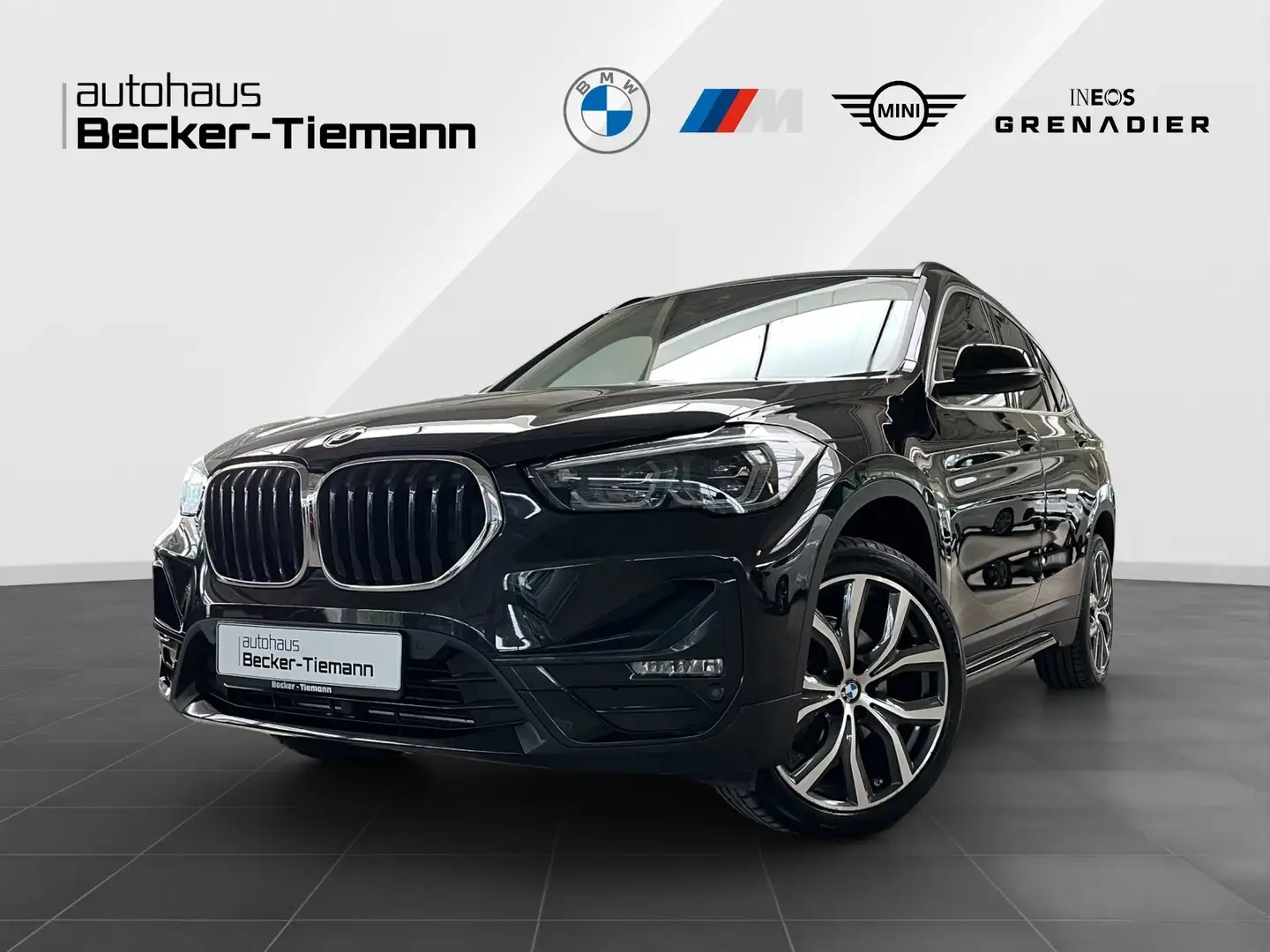 BMW X1 sDrive18d SportLine/Head-Up/AHK/AdaptLED/Kamera Schwarz - 1