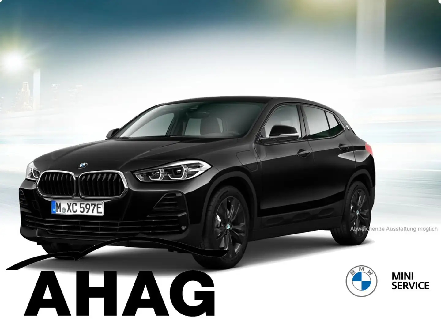 BMW X2 xDrive25e Advantage Plus Steptronic Aut. PDC Schwarz - 2