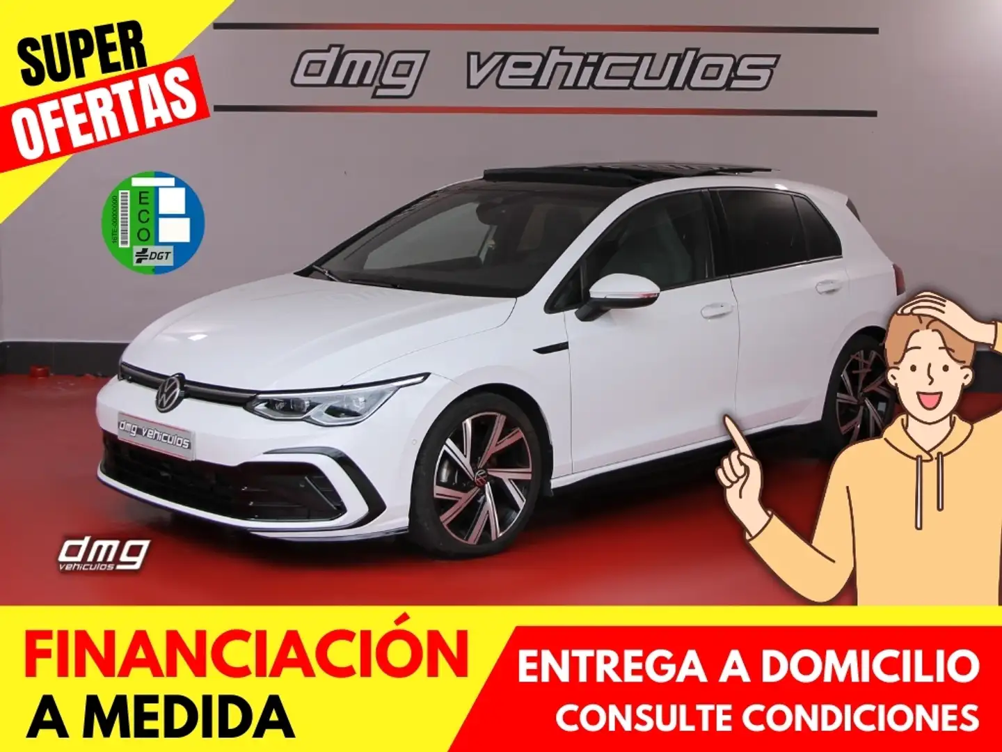 Volkswagen Golf 1.5 eTSI R-Line DSG 110kW Blanc - 1