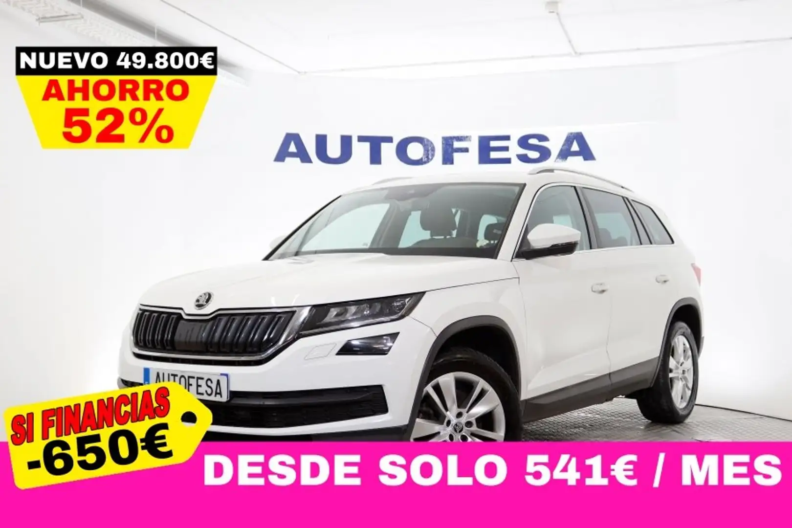 Skoda Kodiaq 2.0 TDI 4X4 190cv DSG7 5P S/S 7 Plazas # NAVY, CUE Blanco - 1
