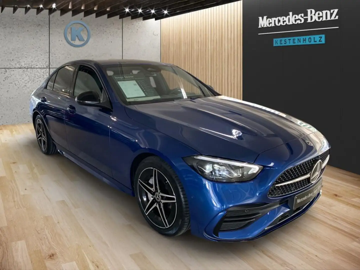 Mercedes-Benz C 300 *AMG*NIGHT*MBUX*AHK*SHZ*SPORTAUS*KAM*NAVI* Blau - 2