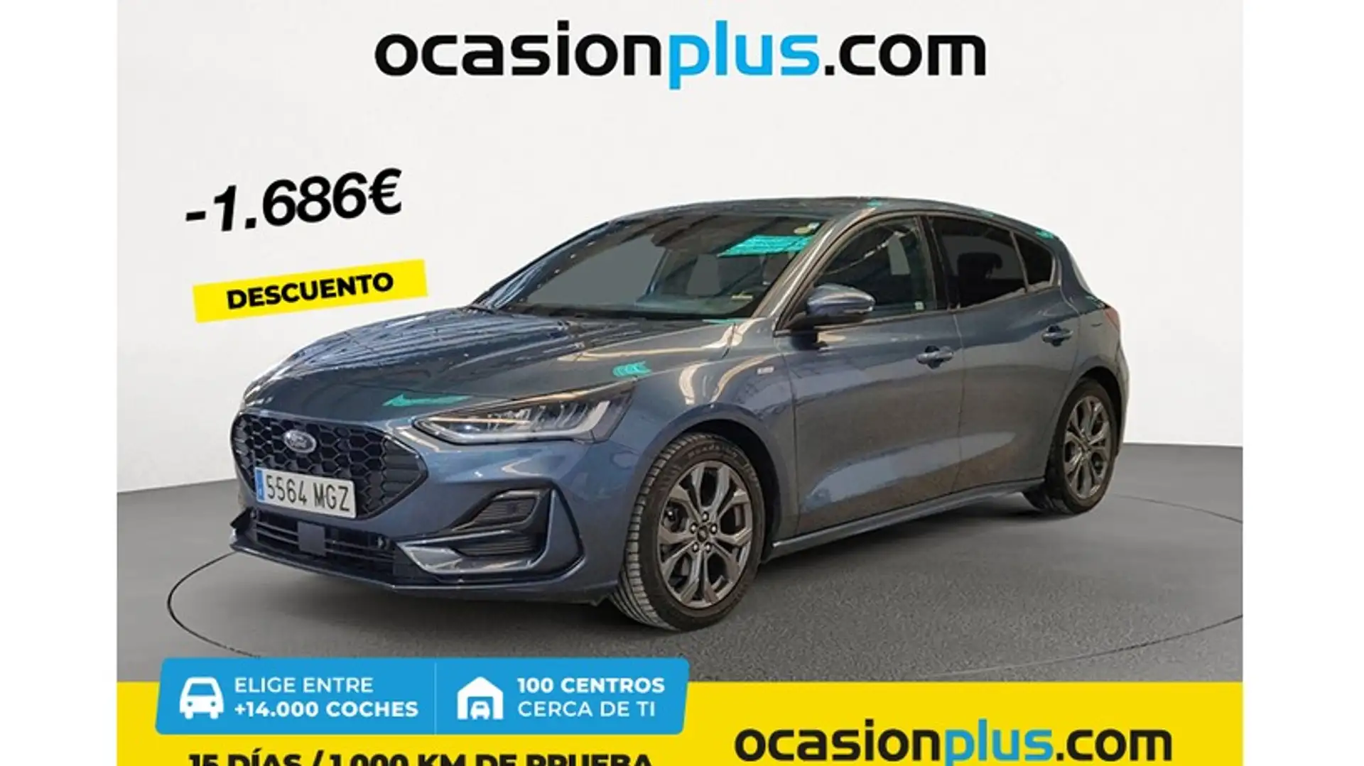 Ford Focus 1.0 Ecoboost MHEV ST-Line 155 Azul - 1