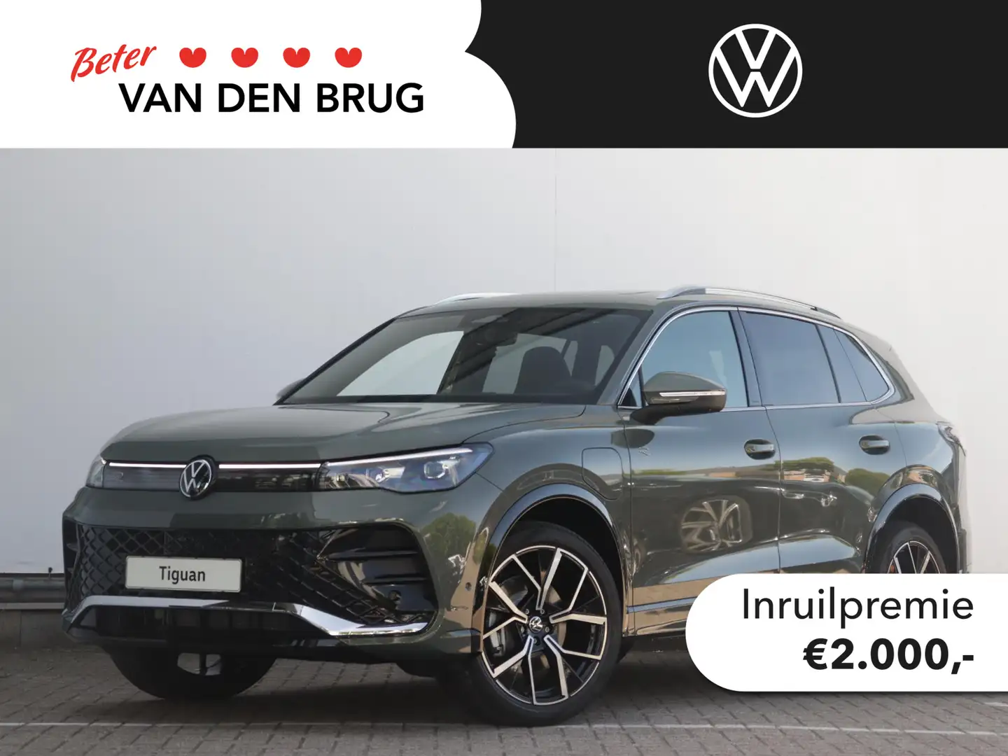 Volkswagen Tiguan R-Line-Edition 1.5 eHybrid 150 kW / 204 pk SUV 6 v Groen - 1