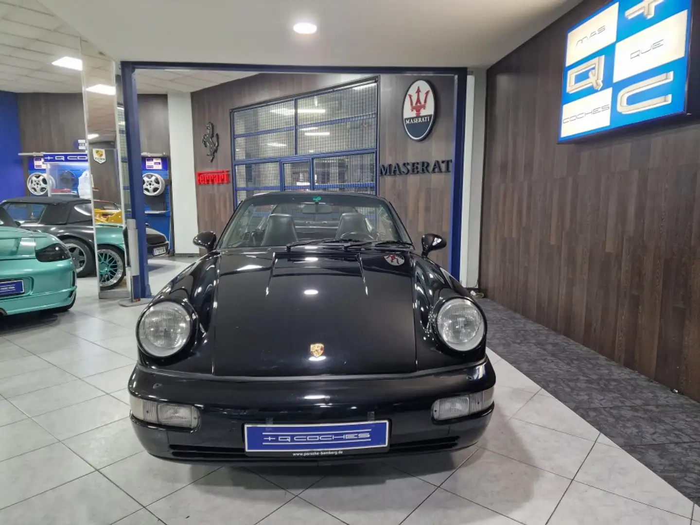 Porsche 964 3.6 Carrera 4 Cabrio Zwart - 2