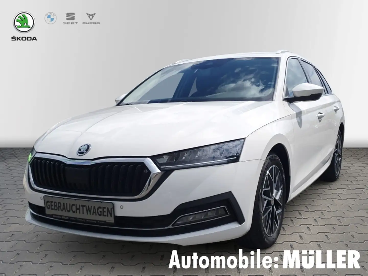 Skoda Octavia Combi First Edition 2.0 TDI 110 kW 7-Gang DSG *ACC Weiß - 1