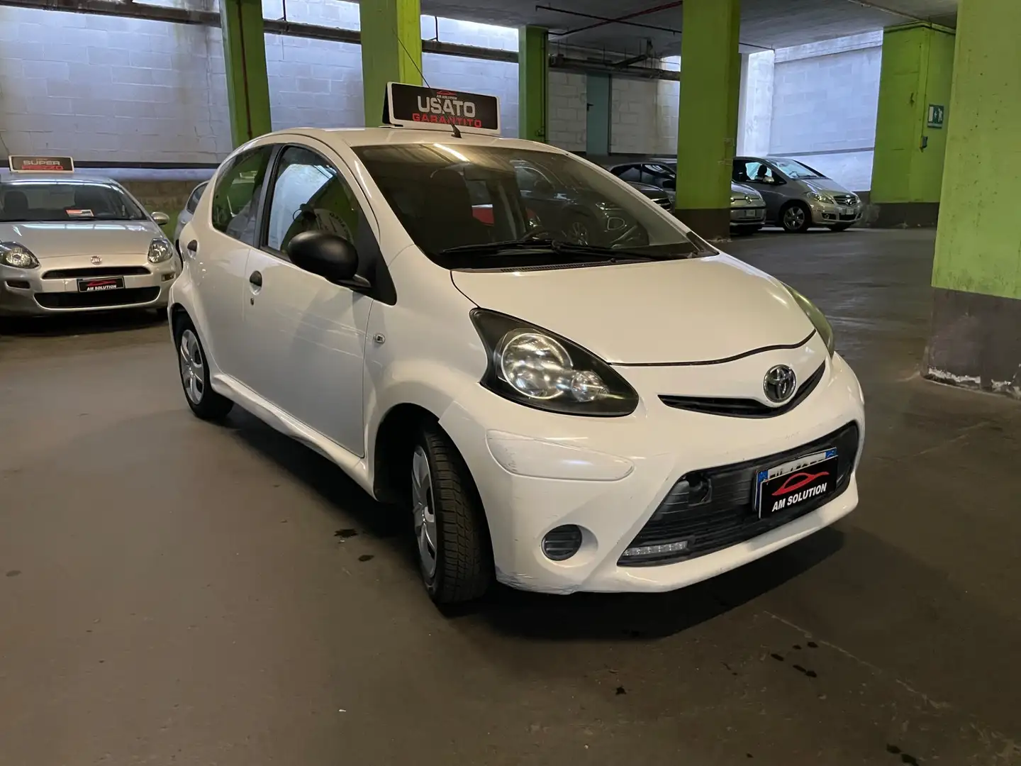 Toyota Aygo 1.0 Neopatentati Euro 5 Bianco - 2