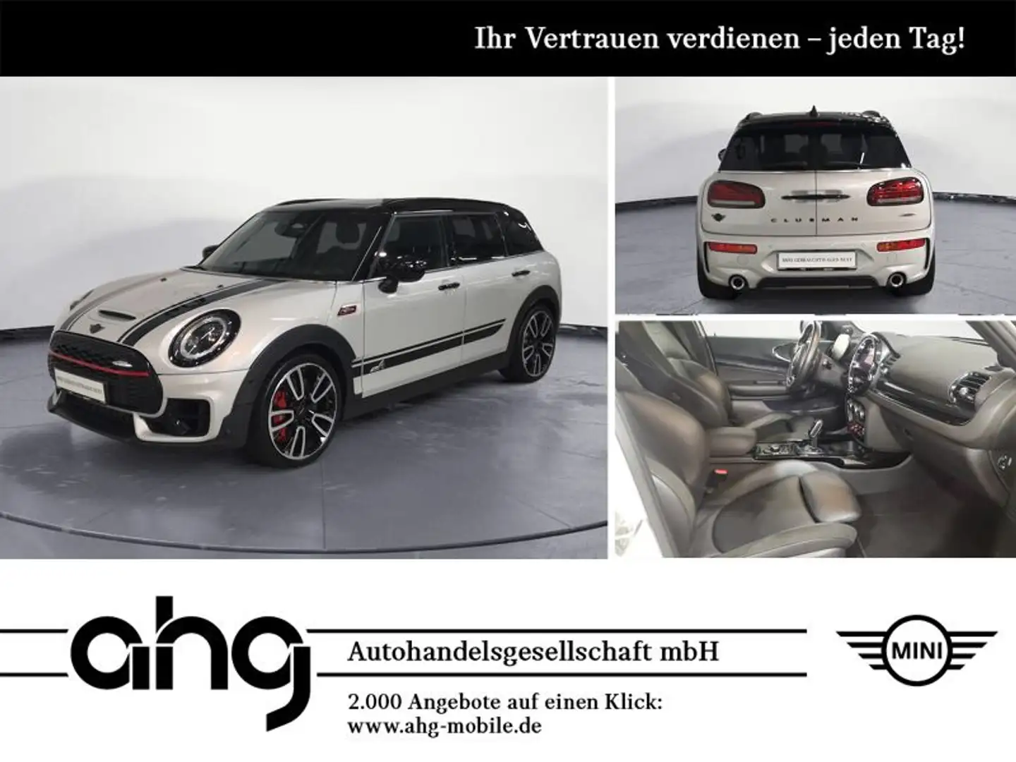MINI Cooper Clubman Cooper JCW ALL4 Automatik JCWKS Trim Nav Blanco - 1