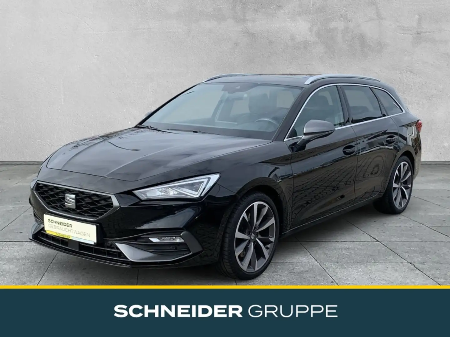 SEAT Leon Sportstourer 1.5 eTSI FR AHK+NAVI+KLIMA+ACC Negro - 1