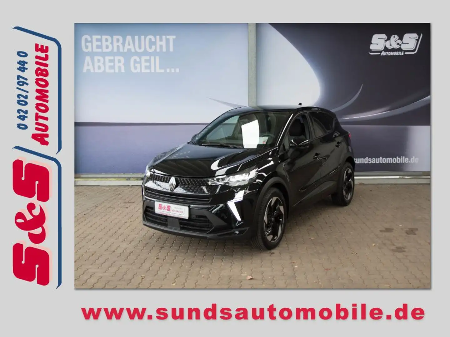 Renault Captur 1.3 TCe 160 Mild-Hybrid Techno NAVI/KAMER Schwarz - 1