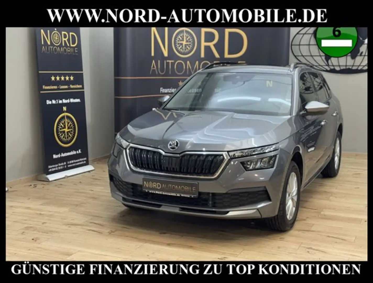 Skoda Kamiq Ambition 1.0 TGI G-TEC LED*Panorama*Kamera Ambitio Grijs - 1