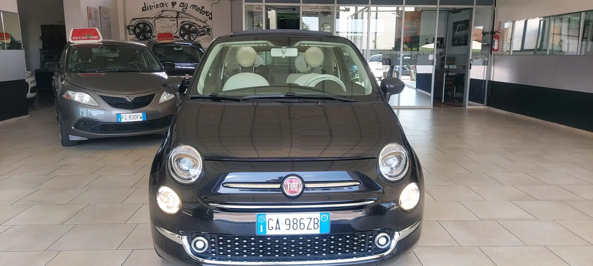 Fiat 500C 1.2 Lounge 69cv dualogic - Nessun vincolo - Grijs - 1