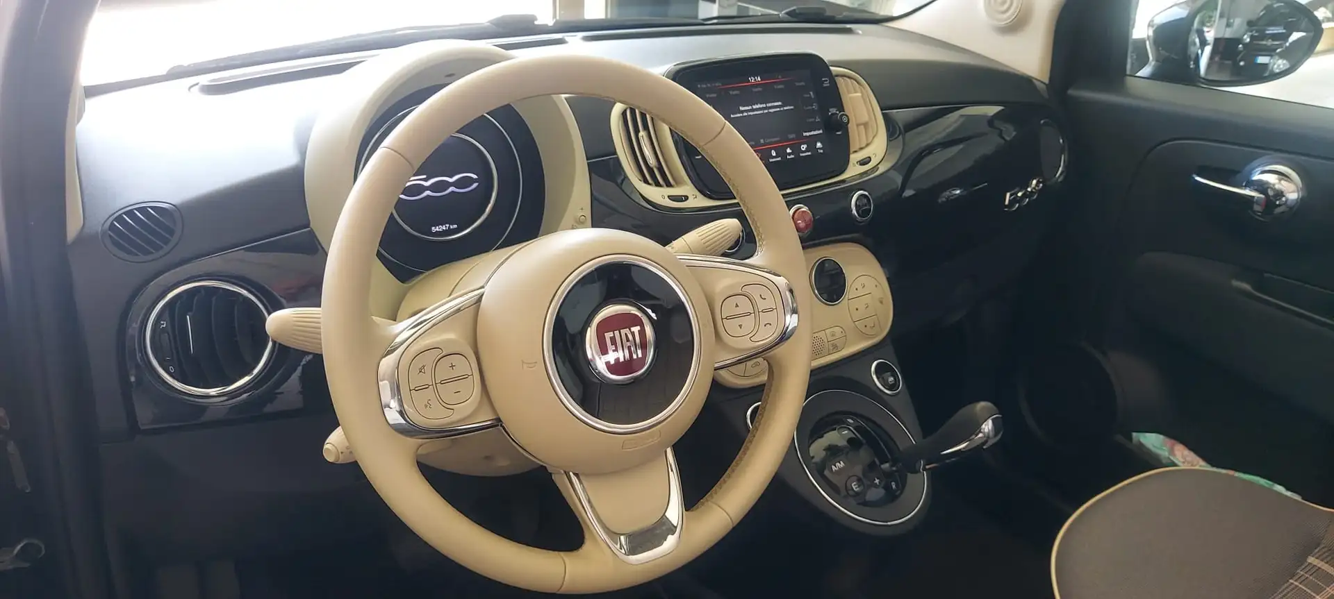 Fiat 500C 1.2 Lounge 69cv dualogic - Nessun vincolo - Grijs - 2