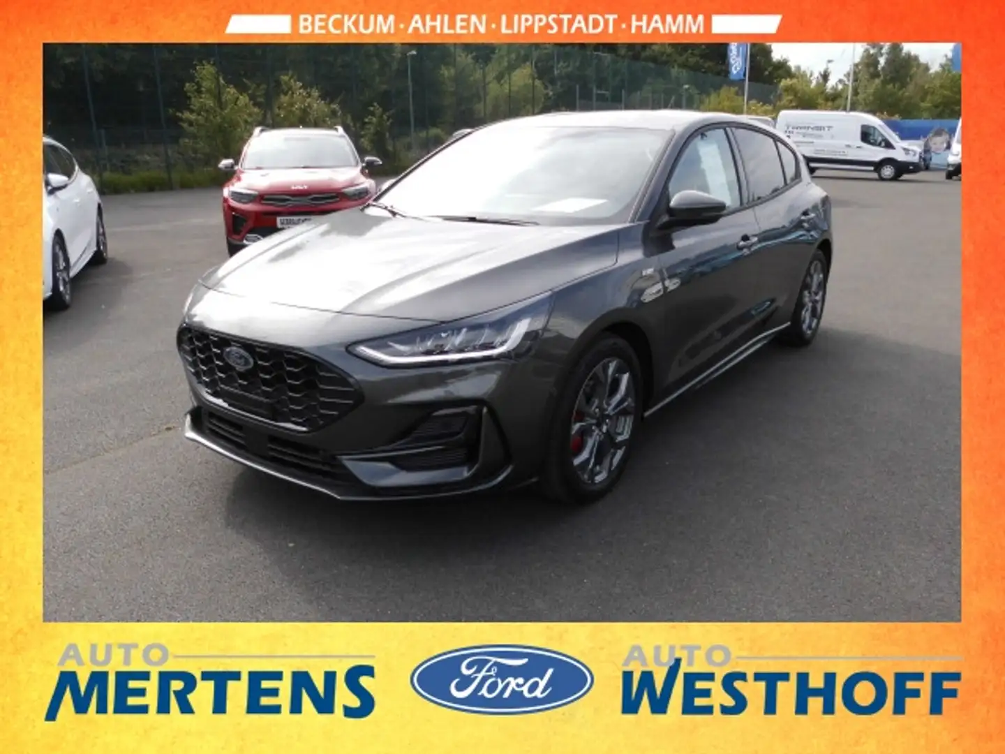 Ford Focus ST-Line 1.0 EcoBoost Mild-Hybrid EU6e Gris - 1