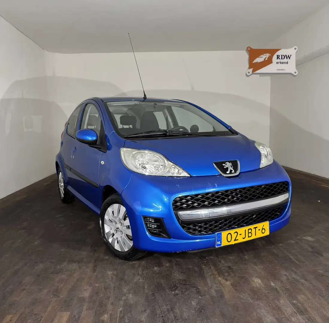 Peugeot 107 1.0-12V Sublime,Airco, Elktr. ramen. Blauw - 1