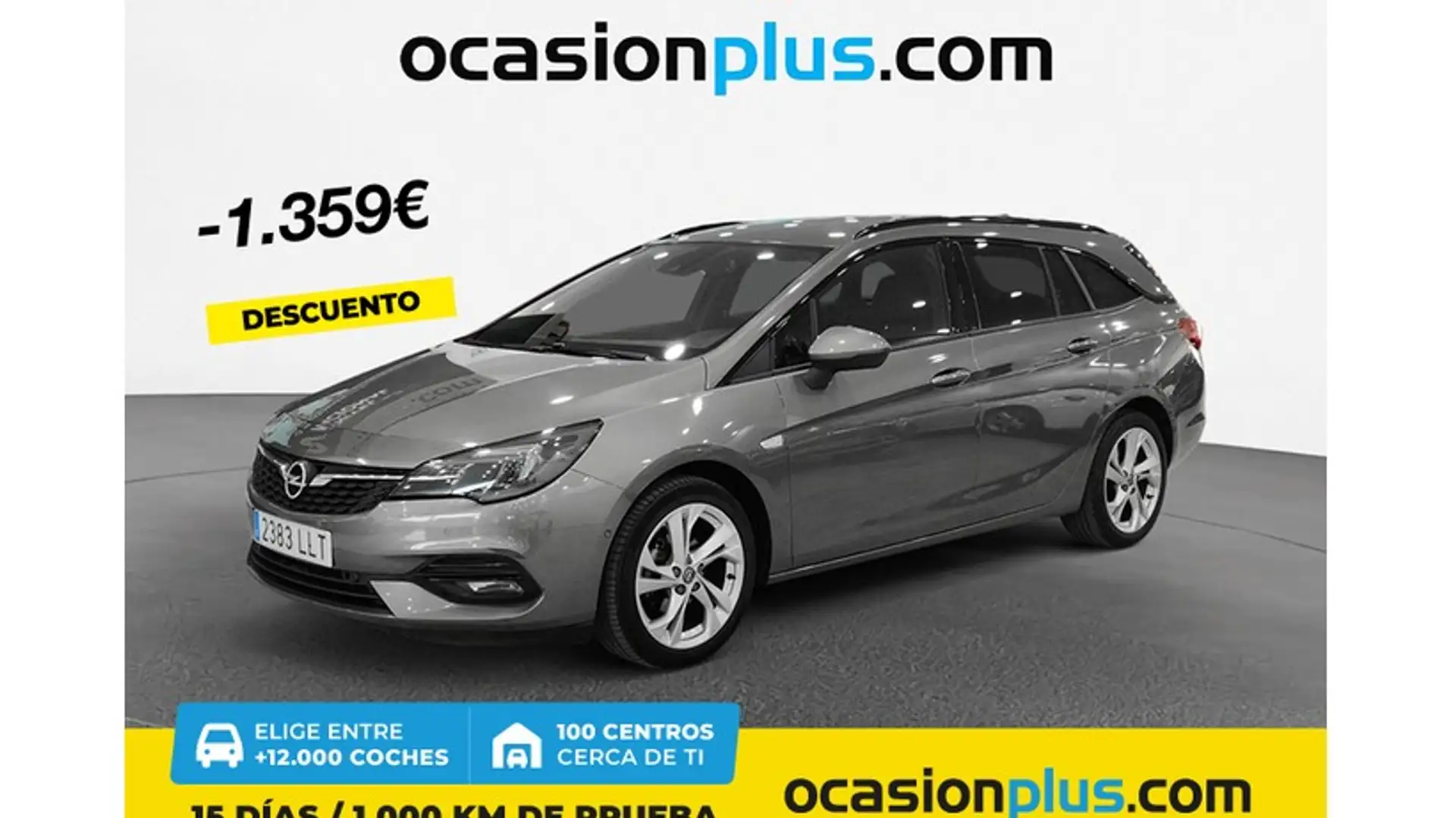 Opel Astra ST 1.4T S/S Elegance Aut. 145 Grijs - 1