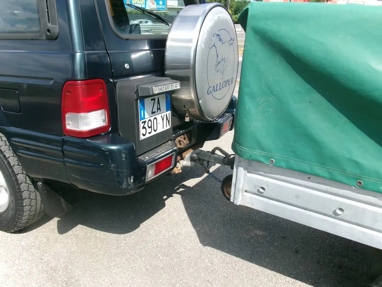 Hyundai Galloper 2.5 TDI 7 POSTI 4X4 GANCIO TRAINO CON CARRELLO COMPRESO **GUARNIZIONE TESTATA DA RIFARE**, foto 7