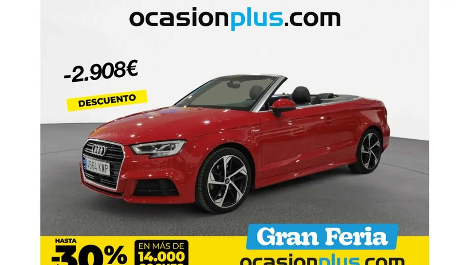 Audi A3 Cabrio 40 TFSI S line S tronic 140kW Rood - 1
