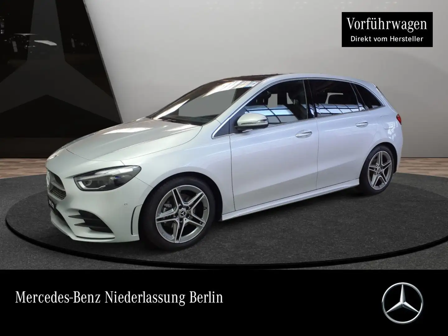 Mercedes-Benz B 200 d AMG+PANO+360°+MULTIBEAM+HUD+TOTW+KEYLESS Silber - 1