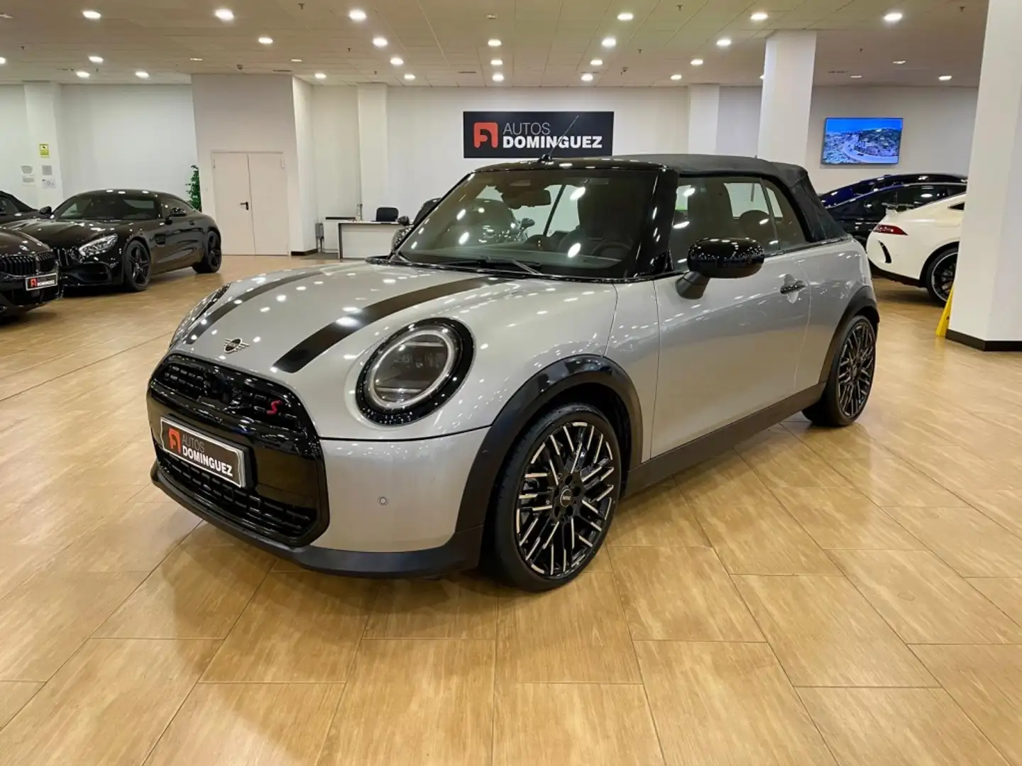 MINI Cooper S Cabrio Classic Aut. Gris - 2