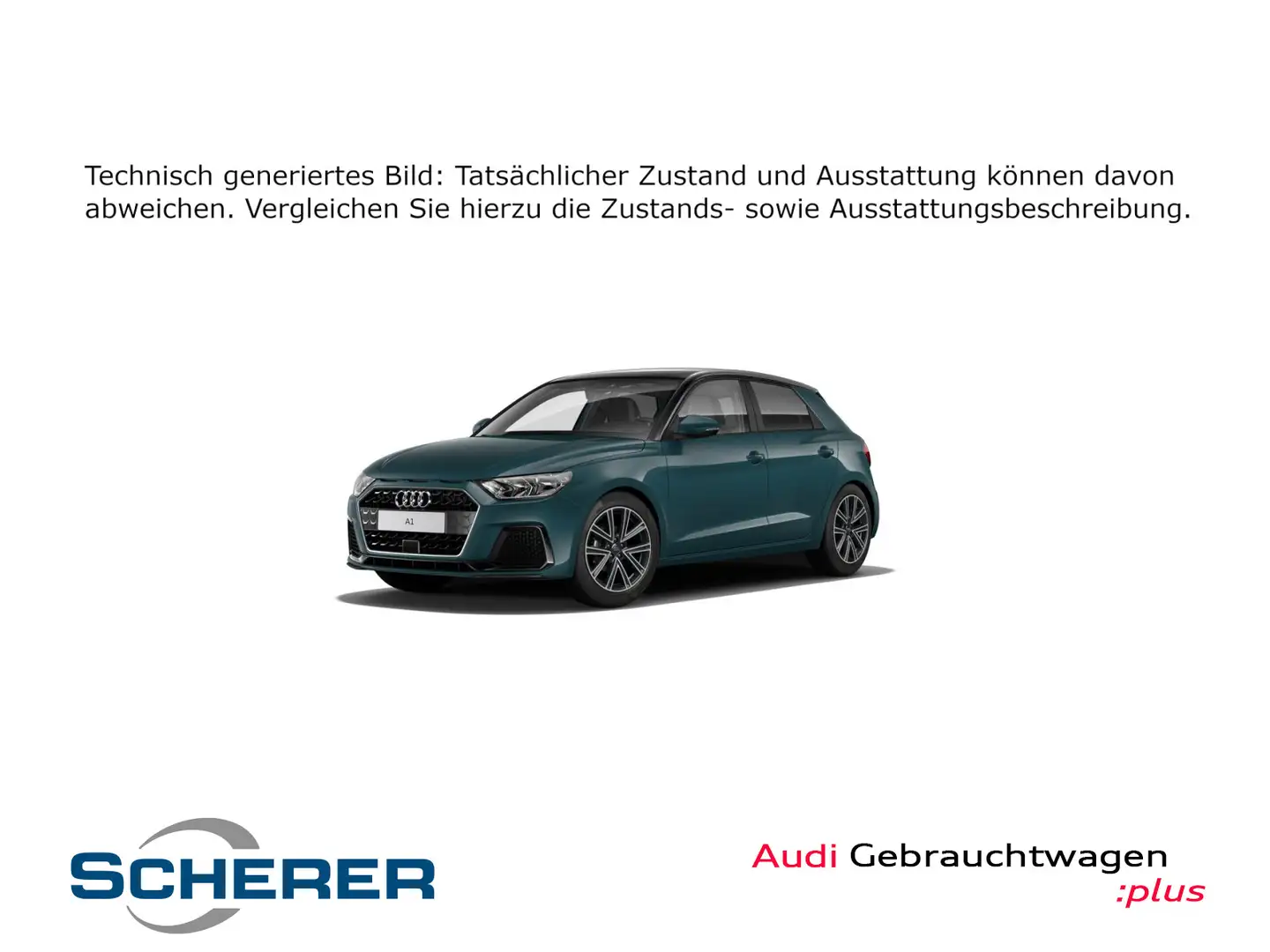 Audi A1 25 TFSI EINPARKHILFE HINTEN SITZHEU Grün - 1