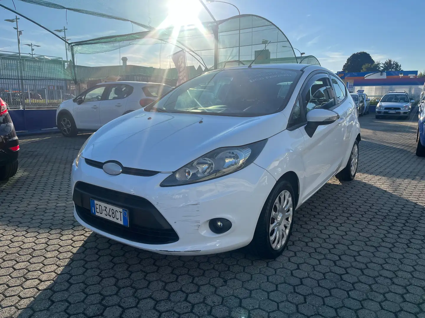 Ford Fiesta Fiesta VI 2008 3p 1.4 16v + Gpl c/esp E5 Bianco - 1