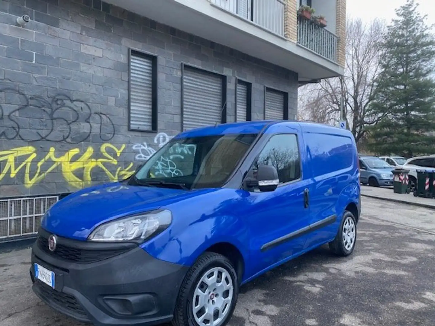 Fiat Doblo benzina gas anno 2018 euro 6b Blauw - 1