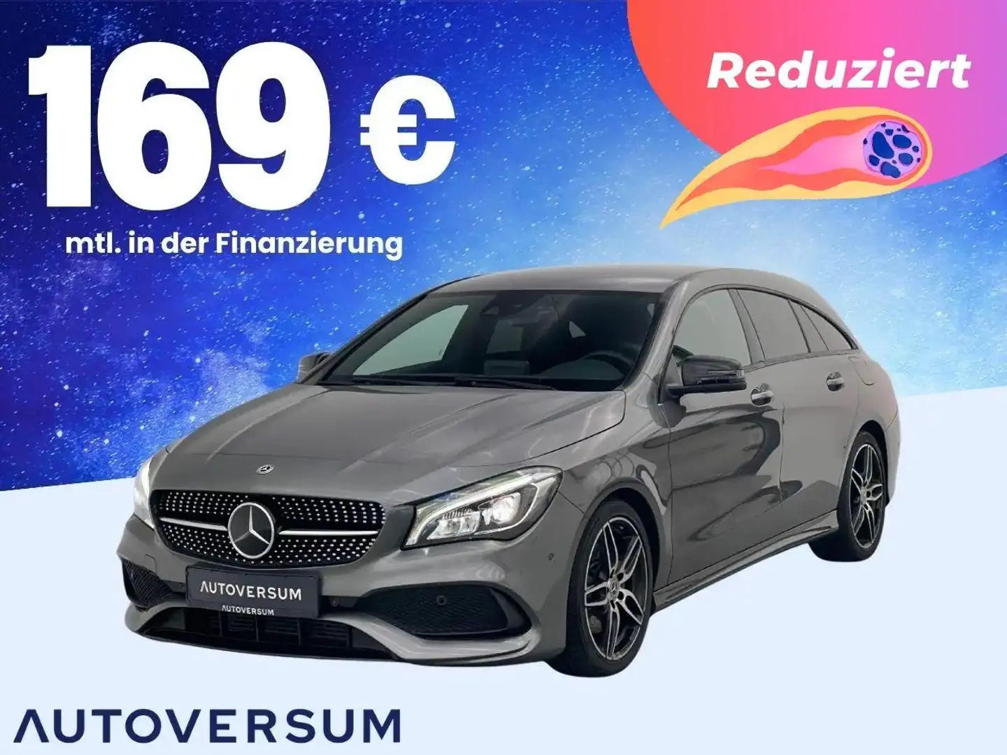 Mercedes-Benz CLA 220 d 4M AMG LED*AHK*KAM*KAM*STDHZG*KEYLESS Grau - 1