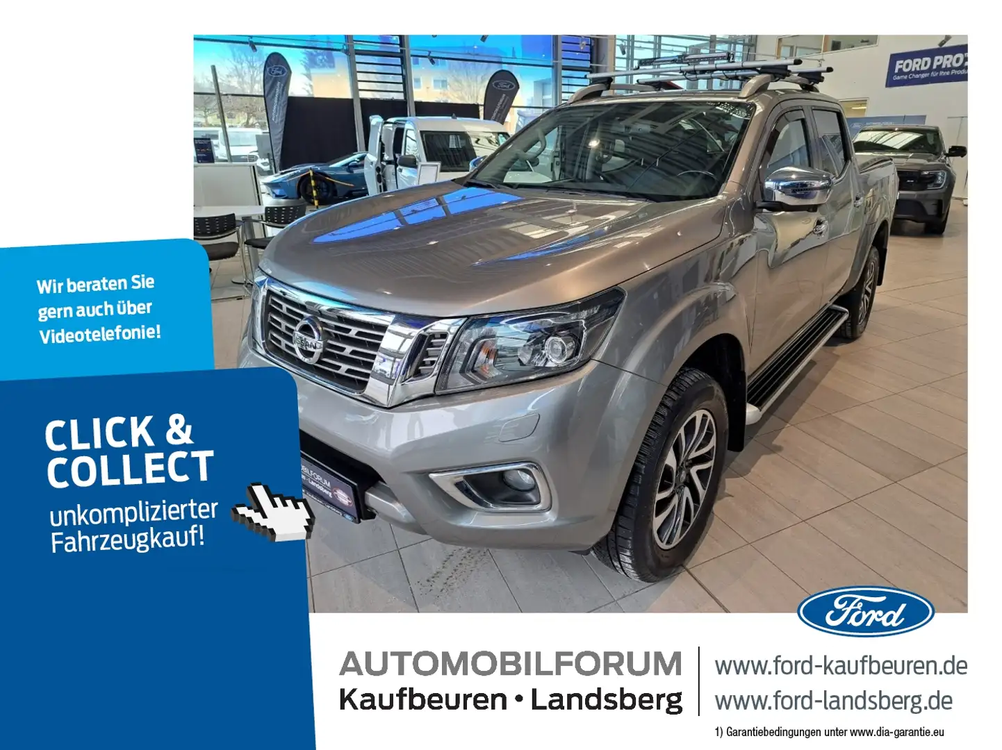 Nissan Navara NP300 4x4 2.3 dCi Tekna LED AHK Navi Gris - 1