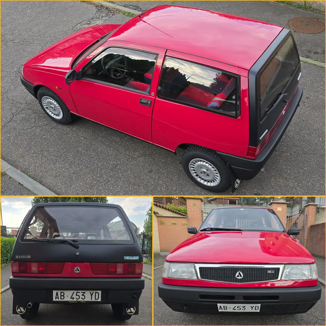 Autobianchi Y10 4WD Sestrieres Червоний - 2