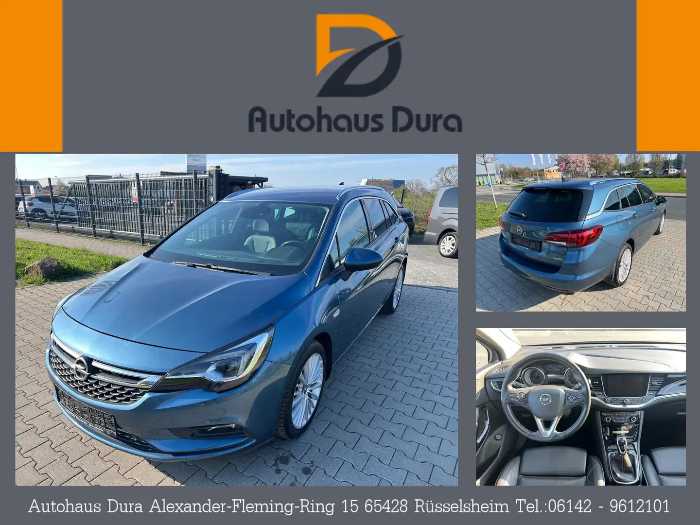 Opel Astra 1.6 BiTurbo Innovation S&S Navi+Led+Leder Blauw - 1