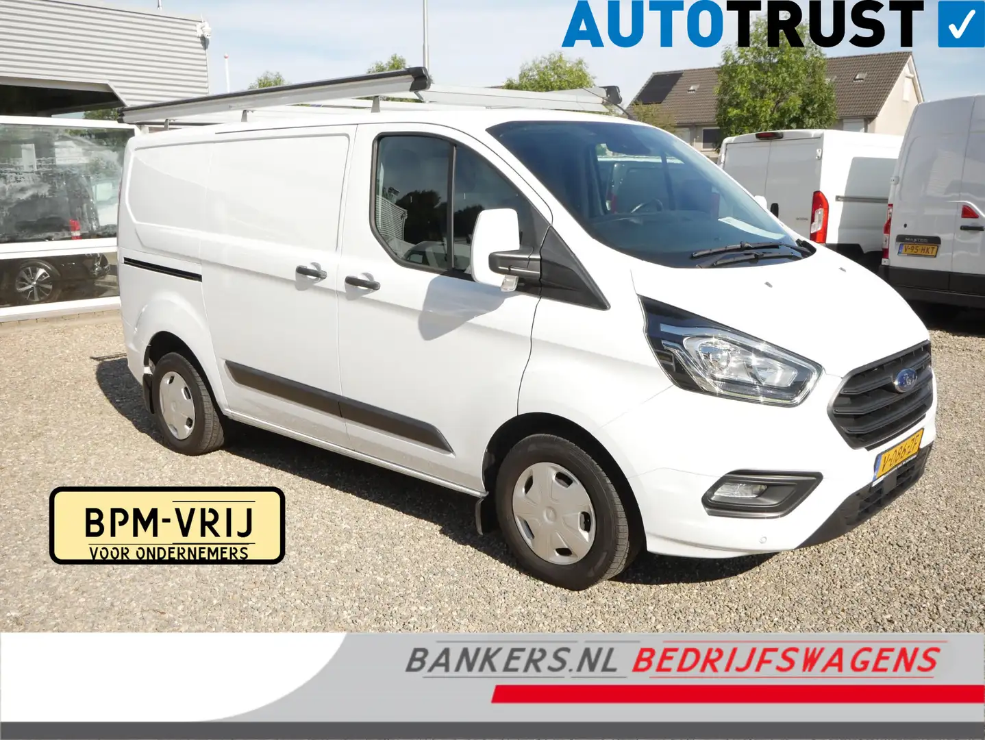 Ford Transit Custom 2.0 TDCI 105PK, L1H1, Trend, Airco Weiß - 1