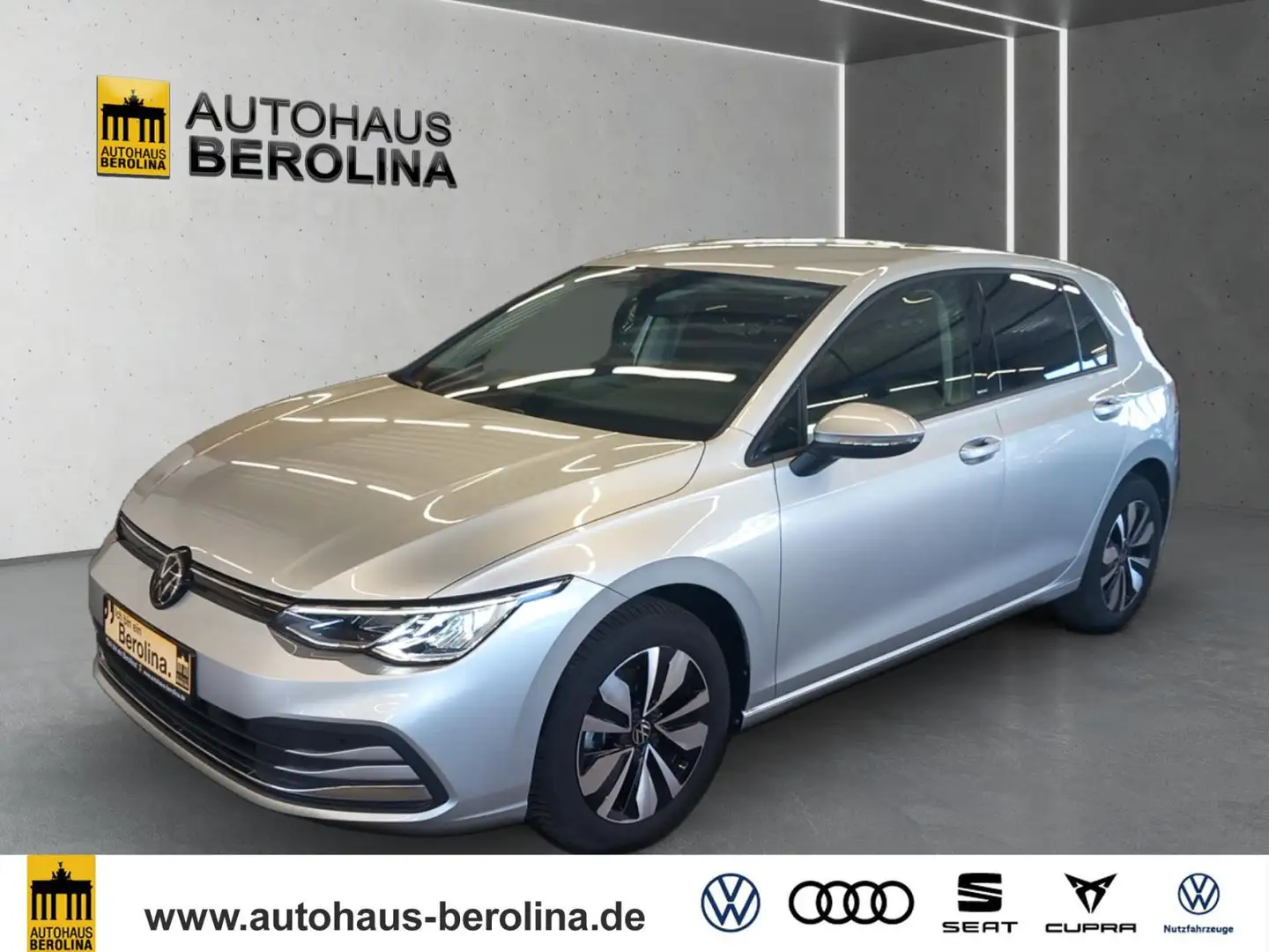 Volkswagen Golf VIII 1.0 eTSI Move DSG *NAVI*ACC* Silber - 2