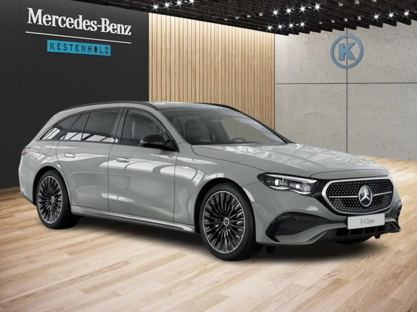 Mercedes-Benz E 300 de 4M T-Modell *AMG*AHK*MEMO*STHZ*360°KAM* Gri - 2