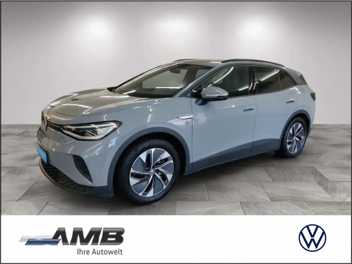 Volkswagen ID.4 Pro 77kWh/AHK/Matrix/Assistenz/Navi/Wärmepu Grau - 1