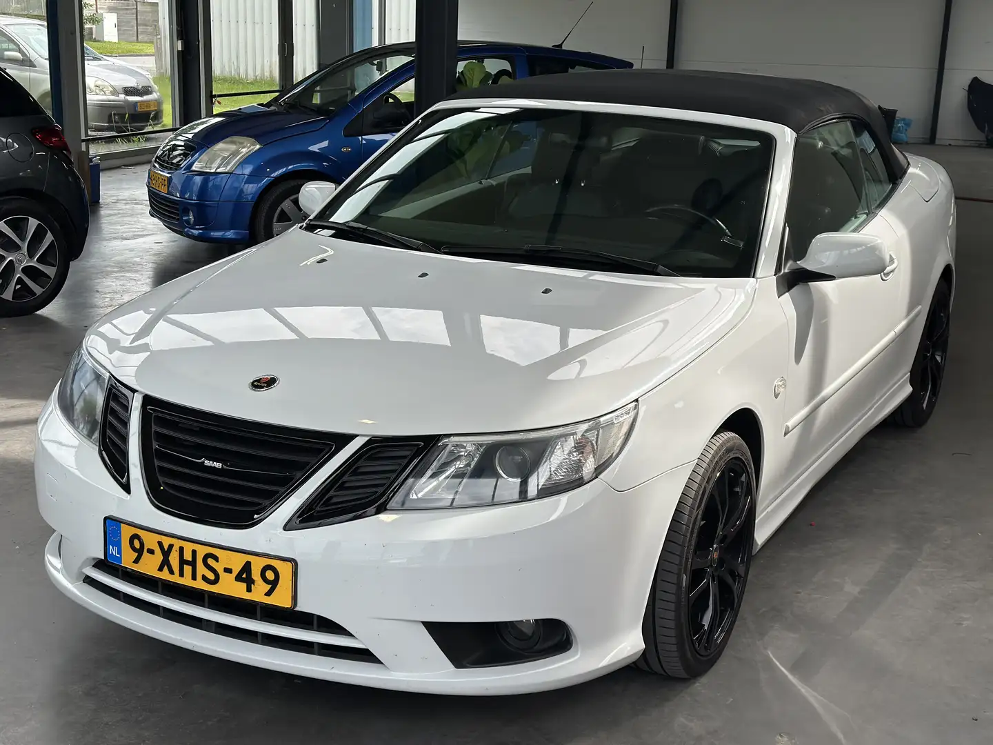 Saab 9-3 1.9 Cabriolet TiD DPF Aut. Linear. carplay Wit - 1