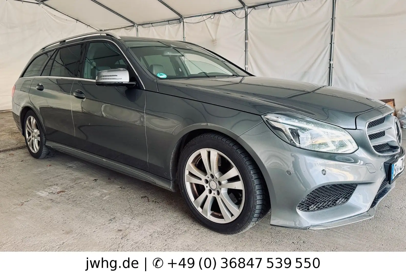 Mercedes-Benz E 250 4M AMG Line 360K FahrAss+ Comand Airmatic Gri - 2