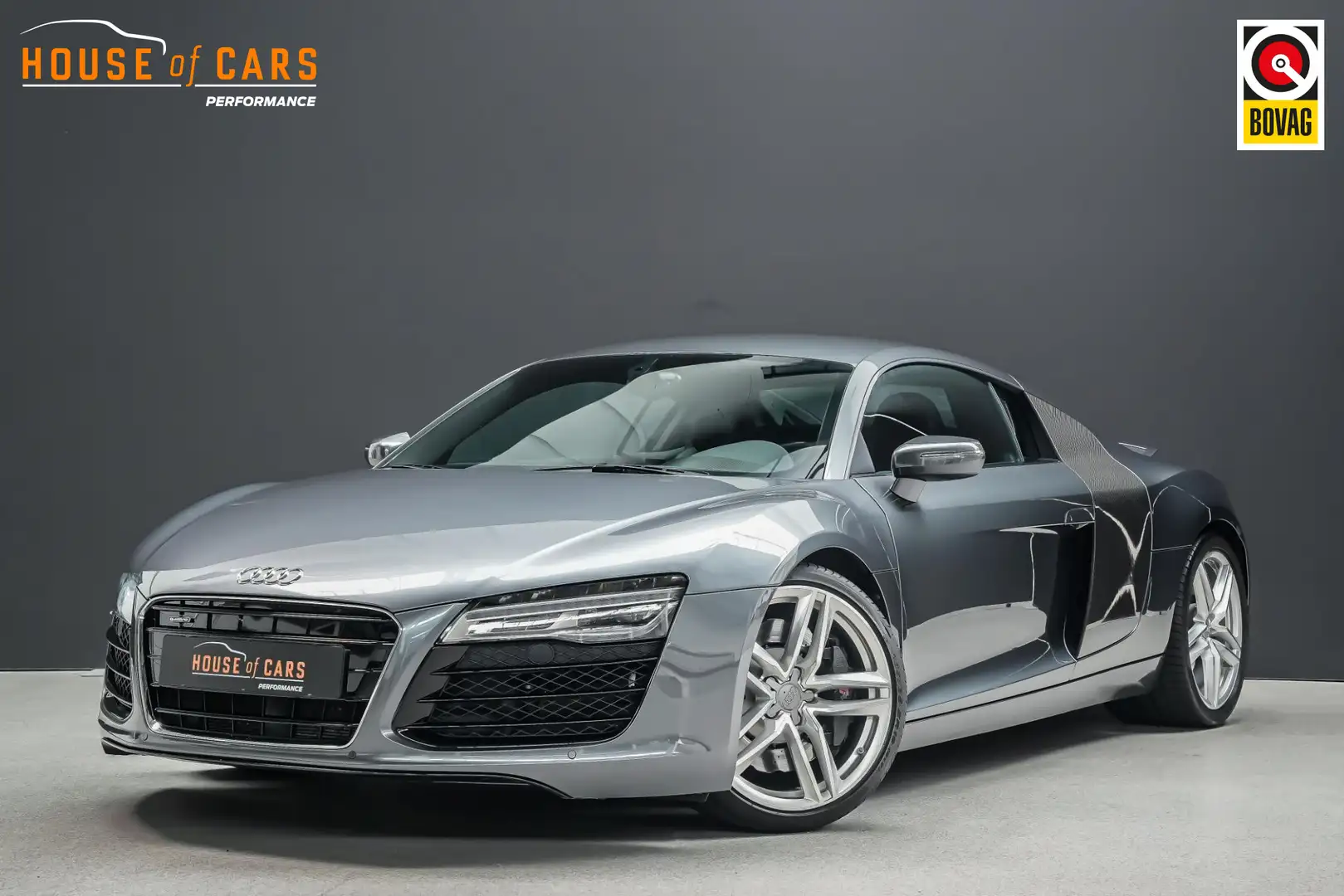 Audi R8 4.2 FSI quattro |handgeschakeld!|carbon pakket|nie Grau - 1