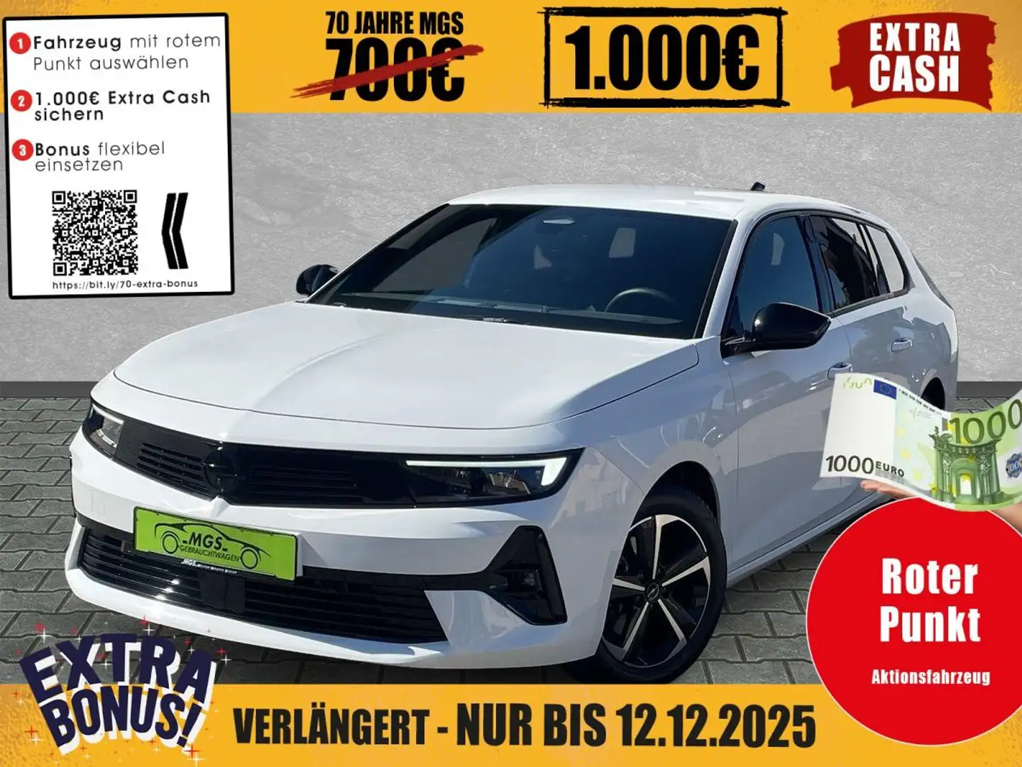 Opel Astra Sports Tourer GS DAB #ANDROID #S&S #LED Wit - 1