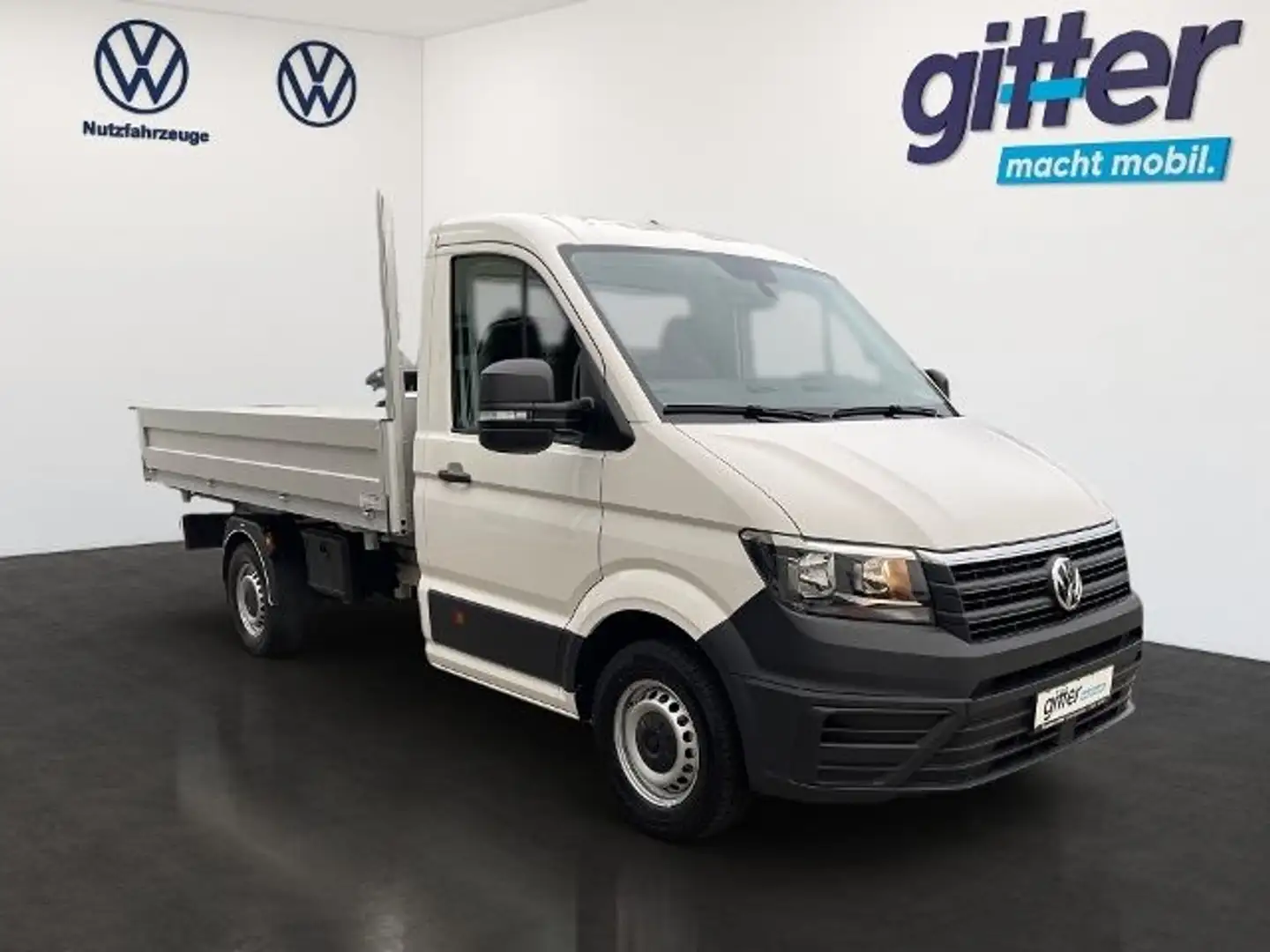 Volkswagen Crafter 35 EKA 3-S-KIPPER AHK 3,5T KLIMA RFK FSE Weiß - 2