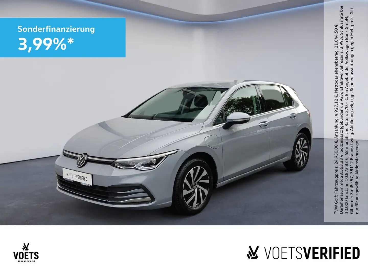Volkswagen Golf VIII Style 1.4 TSI eHybrid DSG SHZ+AppConnect+NAVI Grau - 1