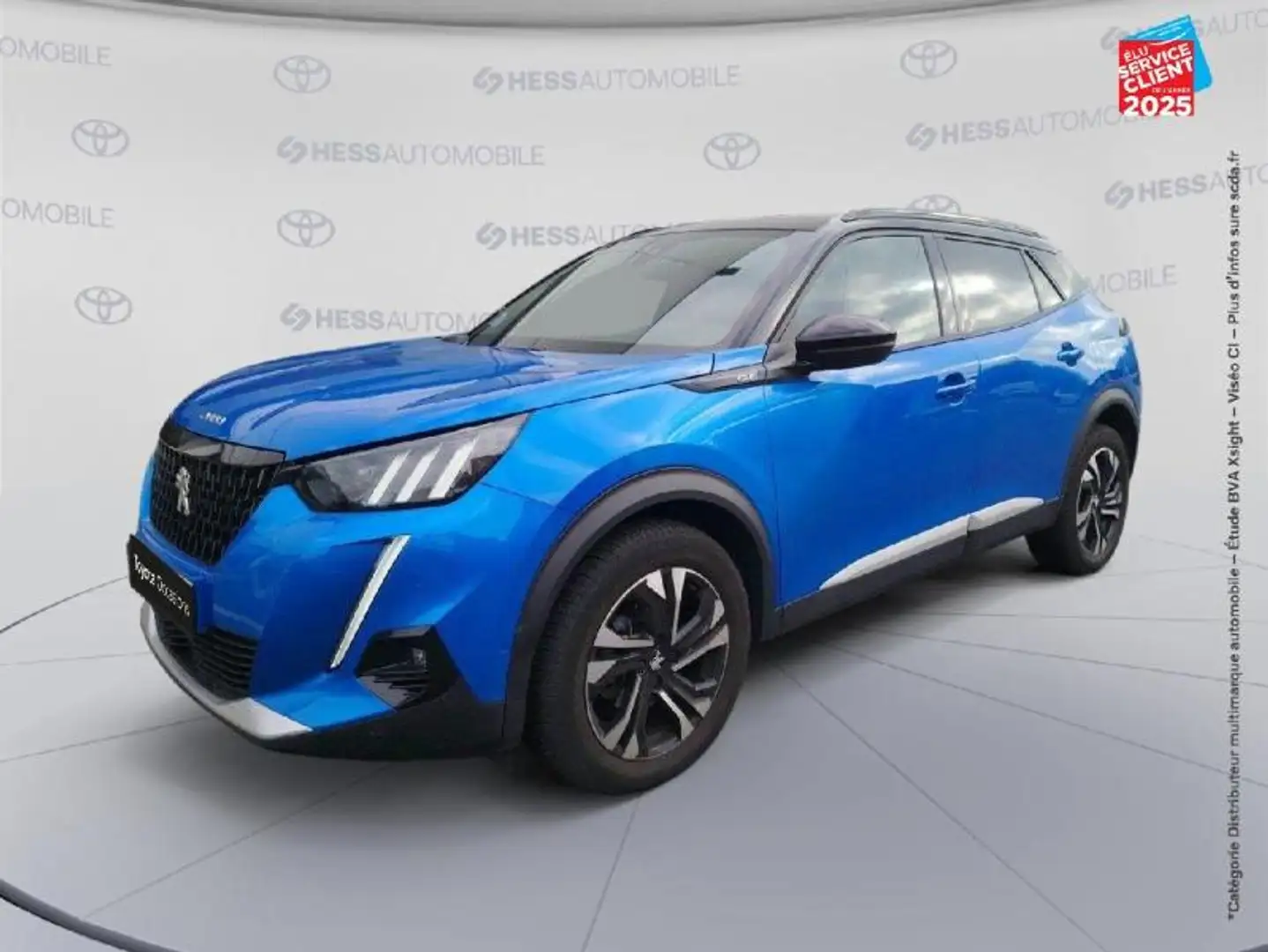 Peugeot 2008 1.2 PureTech 130ch S\u0026S GT EAT8 Bleu - 1