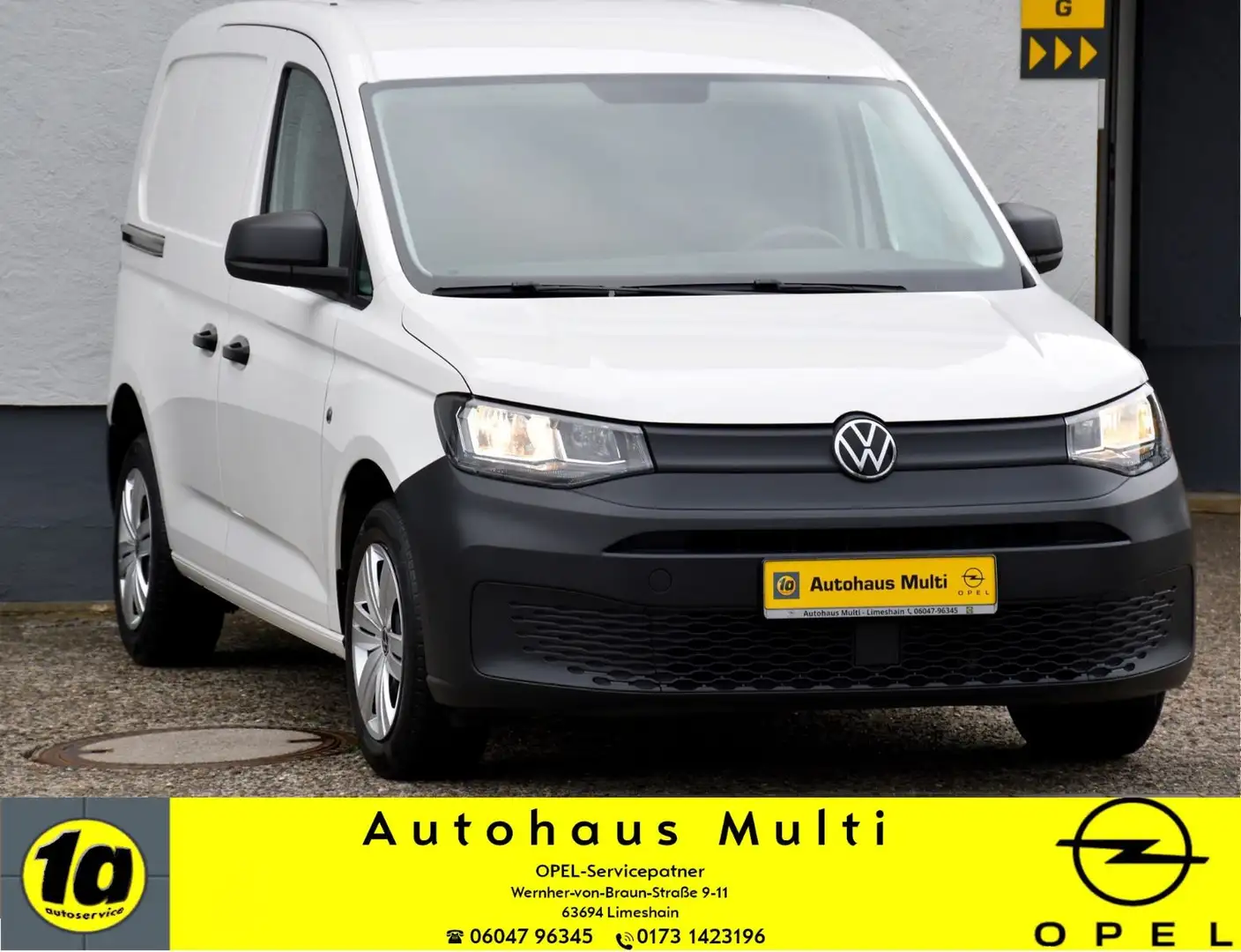 Volkswagen Caddy Cargo EcoProf Kasten 1Hand Klima Sitzh PDC Weiß - 1