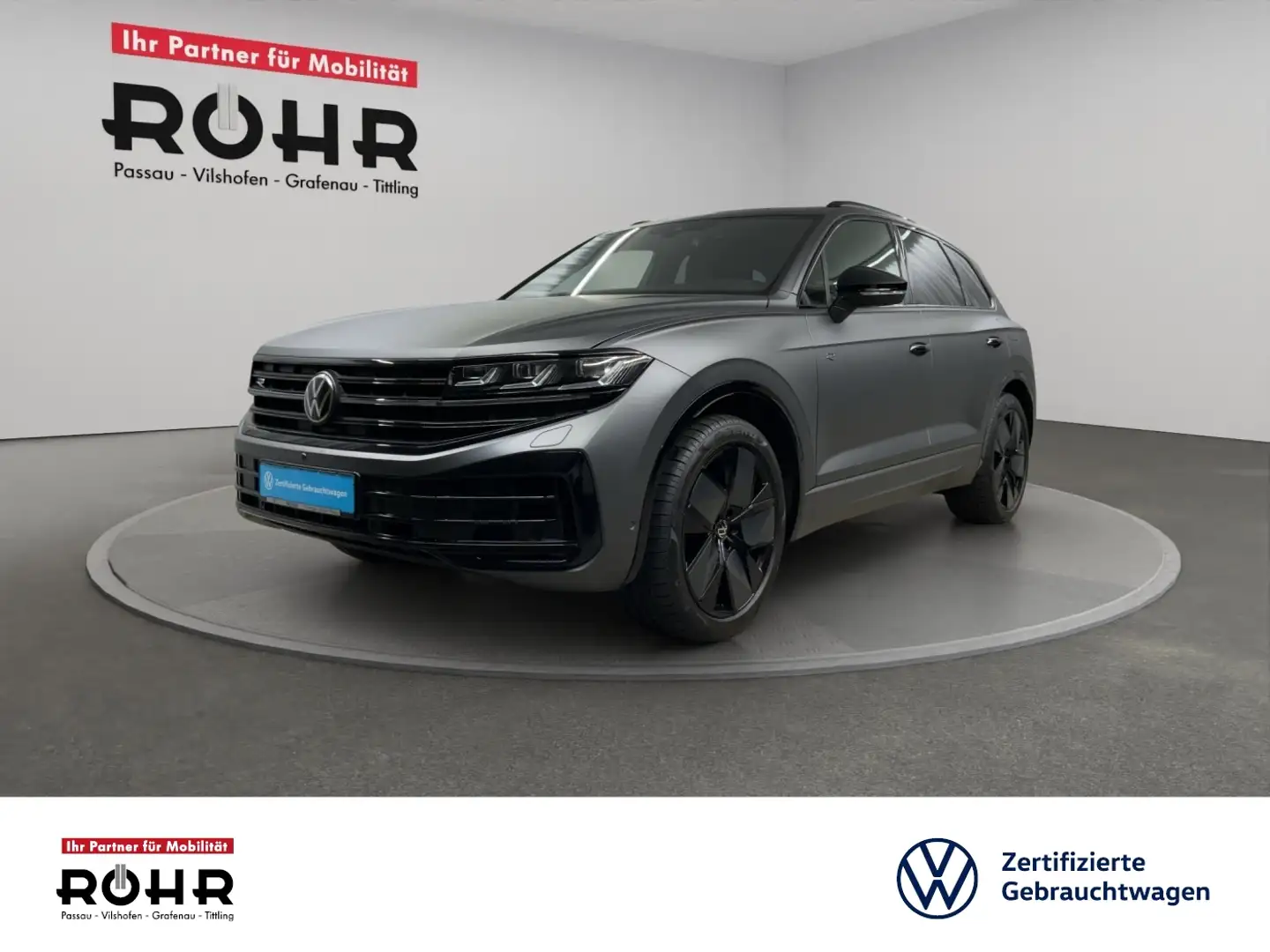 Volkswagen Touareg R (AHK.HeadUp.IQ.DRIVE.Leder) 3.0 TSI eHybrid 4Mot Grau - 1