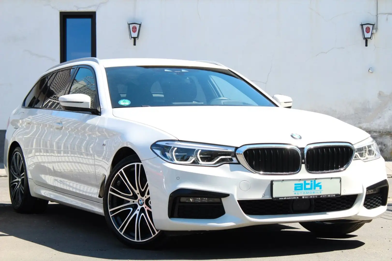 BMW 530 xDr. M-SPORT 1.Hand 360° 20" Standhz ACC HUD Weiß - 1