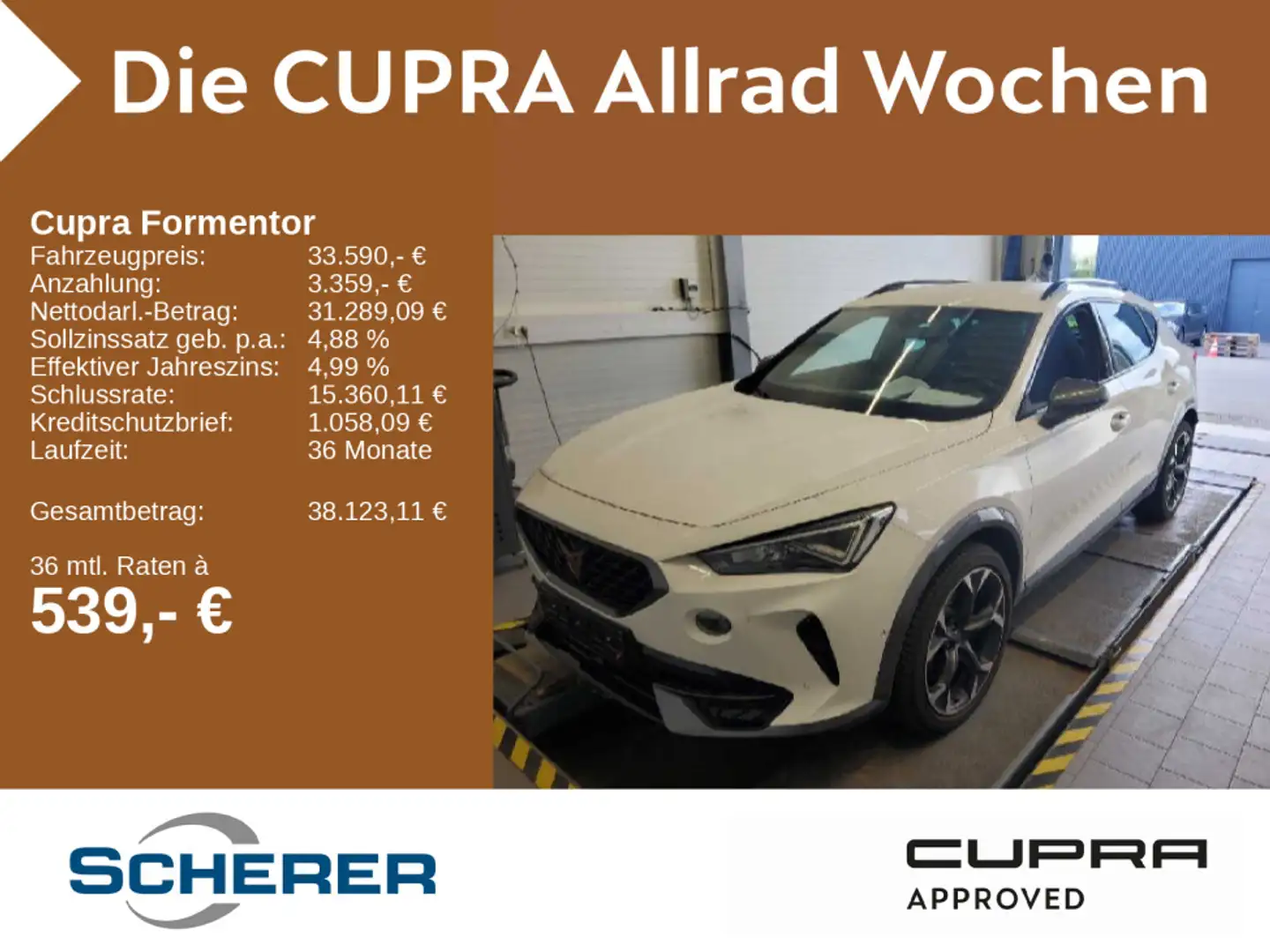 CUPRA Formentor VZ 2.0 TSI DSG LED NAVI AHK SHZ RFK Weiß - 1