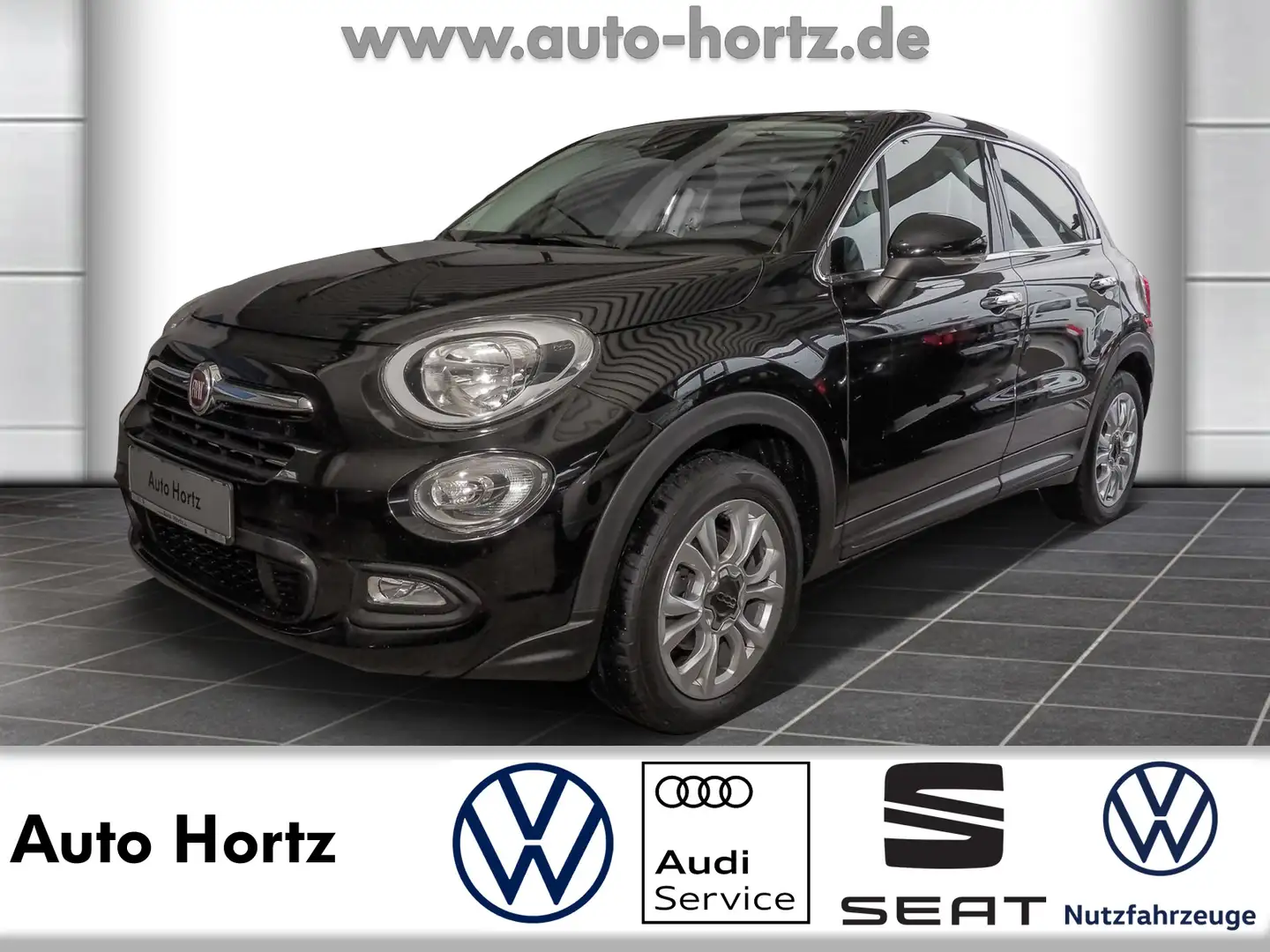 Fiat 500X 1.4 MultiAir Lounge 4x2, Xenon/ Alu uvm Noir - 1