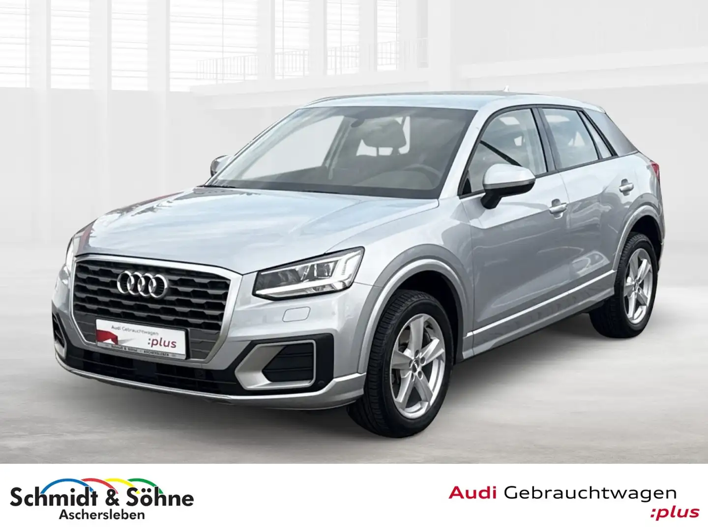 Audi Q2 1.4 TFSI sport S-tronic LED, NAV, GRA, EPH Klima Silber - 1